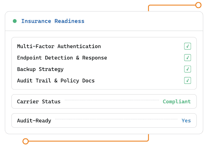 vCIO Cyber Insurance Compliance